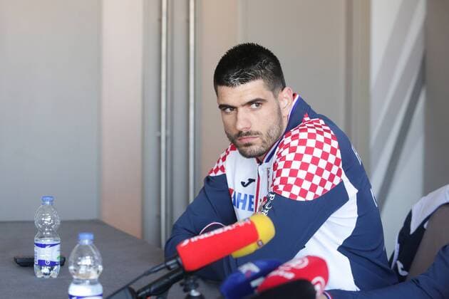 The Westin Hotel held a press conference PK Pressekonferenz of Croatian handball team 23.01.2018., Croatia, Zagreb - The Westin Hotel held a press conference of Croatian handball team, attended by Vlado Sola and Luka Stepancic.  LukaxStanzl PIXSELL
