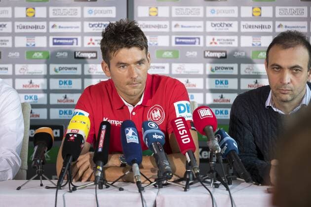 Trainer Christian Prokop bei der Pressekonferenz. Medientermin der deutschen Nationalmannschaft, Hauptrunde, Handball, EHF Euro 2018, 23.01.18 Varazdin Varazdin Croatia Arena Varazdin Copyright: xAgentur54Gradx xFelixxKoenigx