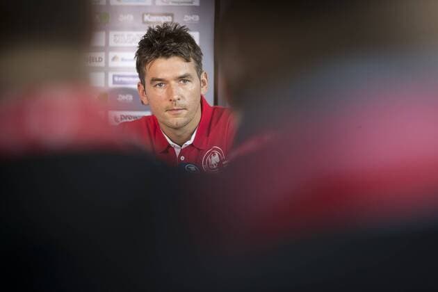 Themen der Woche - SPORT Bilder des Tages - SPORT Trainer Christian Prokop bei der Pressekonferenz. Medientermin der deutschen Nationalmannschaft, Hauptrunde, Handball, EHF Euro 2018, 23.01.18 Varazdin Varazdin Croatia Arena Varazdin Copyright: xAgentur54Gradx xFelixxKoenigx