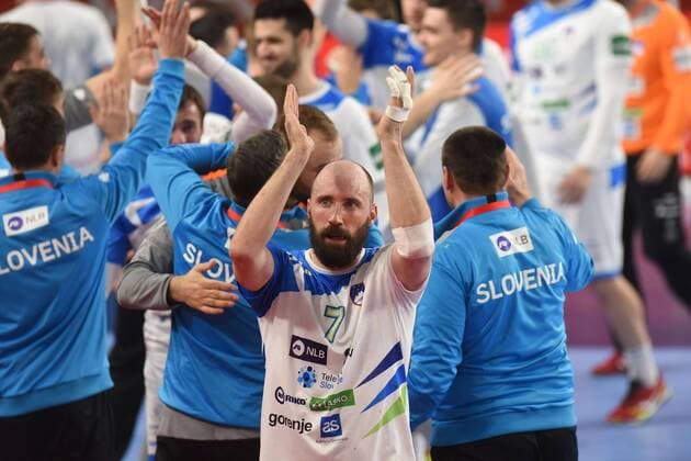 European Handball Championship, Group II, 2nd round, Slovenia - Spain 23.01.2018., Arena Varazdin, Varazdin, Croatia - 2018 European Men s Handball Championship, Group II, 2nd round, Slovenia - Spain. Vid Kavticnik  VjeranxZganec-Rogulja PIXSELL