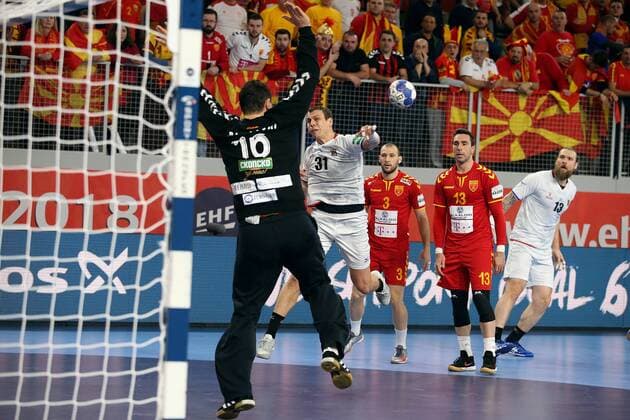 European Handball Championship, Group II, 2nd round, FYR Macedonia - Czech Republic 23.01.2018., Arena Varazdin, Varazdin, Croatia - 2018 European Men s Handball Championship, Group II, 2nd round, FYR Macedonia - Czech Republic. Tomas Cip  GoranxStanzl PIXSELL