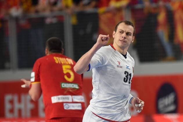 European Handball Championship, Group II, 2nd round, FYR Macedonia - Czech Republic 23.01.2018., Arena Varazdin, Varazdin, Croatia - 2018 European Men s Handball Championship, Group II, 2nd round, FYR Macedonia - Czech Republic. Tomas Cip  VjeranxZganec-Rogulja PIXSELL
