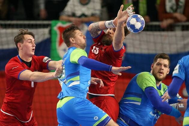 European Handball Championship, Group II, 3rd round, Slovenia - Czech Republic 24.01.2018., Arena Varazdin, Varazdin, Croatia - 2018 European Men s Handball Championship, Group II, 3rd round, Slovenia - Czech Republic. Pavel Horak  GoranxStanzl PIXSELL