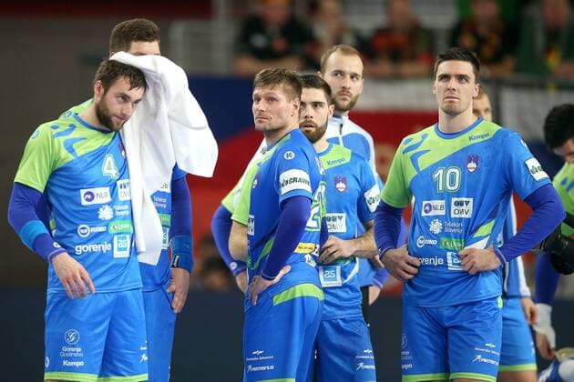 European Handball Championship, Group II, 3rd round, Slovenia - Czech Republic 24.01.2018., Arena Varazdin, Varazdin, Croatia - 2018 European Men s Handball Championship, Group II, 3rd round, Slovenia - Czech Republic. Marko Bezjak, Gregor Potocnik GoranxStanzl PIXSELL