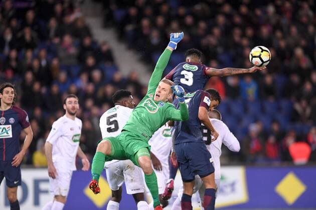 01 Karl Johan JOHNSSON (gui) FOOTBALL : Paris SG vs Guingamp - Coupe de France - 24 01 2018 AnthonyBIBARD FEP Panoramic 