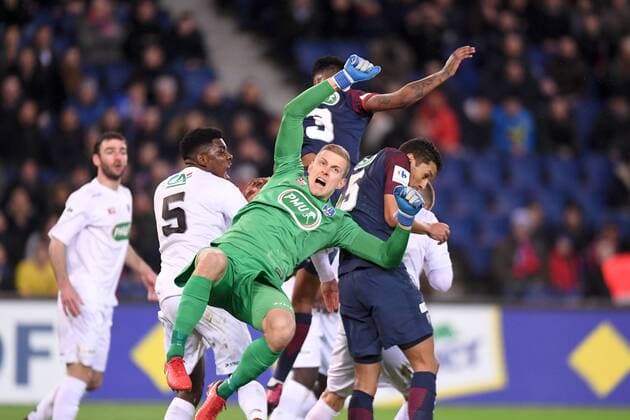 01 Karl Johan JOHNSSON (gui) FOOTBALL : Paris SG vs Guingamp - Coupe de France - 24 01 2018 AnthonyBIBARD FEP Panoramic 