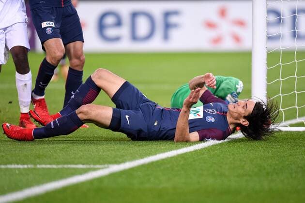 09 EDINSON CAVANI (psg) - DECEPTION FOOTBALL : Paris SG vs Guingamp - Coupe de France - 24 01 2018 AnthonyBIBARD FEP Panoramic 