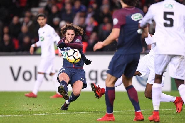 25 ADRIEN RABIOT (psg) FOOTBALL : Paris SG vs Guingamp - Coupe de France - 24 01 2018 AnthonyBIBARD FEP Panoramic 