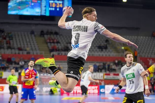 Bilder des Tages - SPORT Tobias Reichmann (Nr. 9, Deutschland). Deutschland - Spanien, Hauptrunde, Handball, EHF Euro 2018, 24.01.18 Varazdin Varazdin Croatia Arena Varazdin Copyright: xAgentur54Gradx xJohnxGarvex