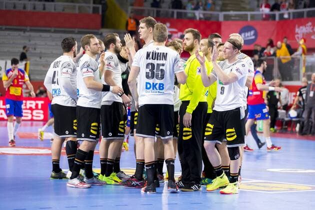 Die Deutschen nach der Niederlage. Deutschland - Spanien, Hauptrunde, Handball, EHF Euro 2018, 24.01.18 Varazdin Varazdin Croatia Arena Varazdin Copyright: xAgentur54Gradx xFelixxKoenigx