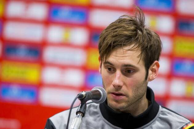 Themen der Woche - SPORT Bilder des Tages - SPORT Uwe Gensheimer (Nr. 3, Deutschland) nach der Niederlage auf der Pressekonferenz. Deutschland - Spanien, Hauptrunde, Handball, EHF Euro 2018, 24.01.18 Varazdin Varazdin Croatia Arena Varazdin Copyright: xAgentur54Gradx xJohnxGarvex