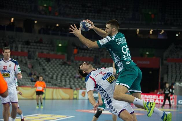 GAYDUCHENKO Vadim (Belarus - Bielorussie) HANDBALL : EHF EUROCroatia - Serbie vs Bielorussie - 24 01 2018 THEOPHILELaurent Panoramic 