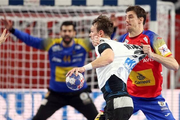 Themen der Woche - SPORT Bilder des Tages - SPORT European Handball Championship, Group II, 3rd round, Germany - Spain 24.01.2018., Arena Varazdin, Varazdin, Croatia - 2018 European Men s Handball Championship, Group II, 3rd round, Germany - Spain. Kai Hafner  GoranxStanzl PIXSELL