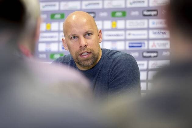 Axel Kromer waehrend der Pressekonferenz. Pressekonferenz der deutschen Mannschaft nach dem Ausscheiden aus der EM, Hauptrunde, Handball, EHF Euro 2018, 25.01.18 Sveti Martin Sveti Martin Croatia Arena Varazdin Copyright: xAgentur54Gradx xFelixxKoenigx