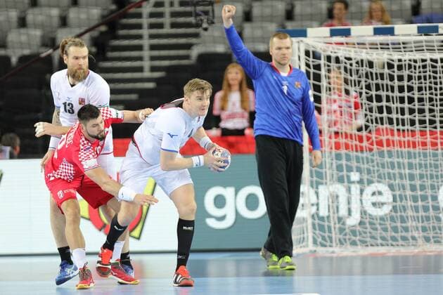 Zagreb, 26 01 2018 - Arena Zagreb, 2018 Men s European Championship EM Europameisterschaft Placement Match (5 6), Croatia vs Czech Republic 28:27 
