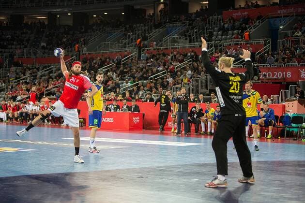 HANSEN Mikkel (Danemark - Denmark) HANDBALL : EHF EUROCroatie - Suede vs danemark - 26 01 2018 THEOPHILELaurent Panoramic 