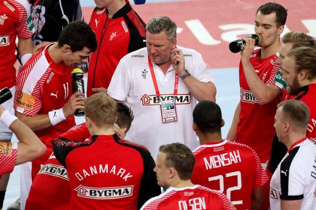 European Handball Championship, semifinal, Denmark - Sweden 26.01.2018., Arena Zagreb, Zagreb, Croatia - 2018 European Men s Handball Championship, semifinal, Denmark - Sweden. Nicolaj Jacobsen, coach.  IgorxKralj PIXSELL