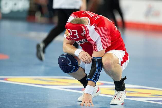 Tristesse Danemark HANDBALL : EHF EUROCroatie - Suede vs danemark - 26 01 2018 THEOPHILELaurent Panoramic 