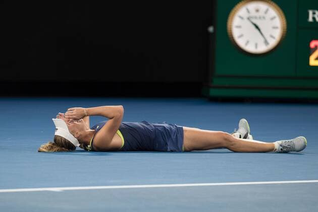 CAROLINE WOZNIACKI (DEN) Tennis - Australian Open 2018 - Grand Slam ATP Tennis Herren WTA Tennis Damen - Melbourne Park - Melbourne - Victoria - Australia - 27 January 2018. Copyright: xJuergenxHasenkopfx