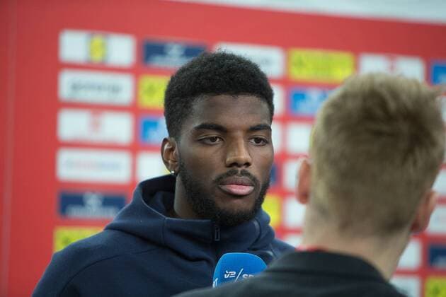 MEM Dika (France) HANDBALL : EHF EURO Conference de Presse : France - Espagne - Danemark - Suede - 27 01 2018 THEOPHILELaurent Panoramic 