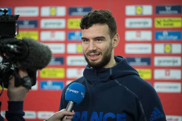 REMILI Nedim (France) HANDBALL : EHF EURO Conference de Presse : France - Espagne - Danemark - Suede - 27 01 2018 THEOPHILELaurent Panoramic 