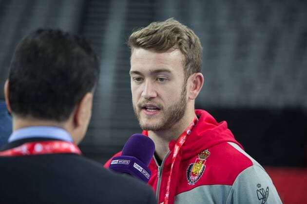 PEREZ de VARGAS Gonzalo (Espagne - Spain) HANDBALL : EHF EURO Conference de Presse : France - Espagne - Danemark - Suede - 27 01 2018 THEOPHILELaurent Panoramic 