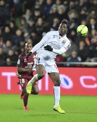 Mario Balotelli FOOTBALL: Fc Metz vs Nice , 27 01 2018 , Ligue 1, 2017 - 2018 MAO Panoramic 
