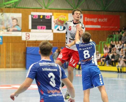 Handball 3. Liga VfL Pfullingen vs. TGS Pforzheim 2018-01-27 Pfullingen Copyright: xEibner-Pressefotox EP_Soba