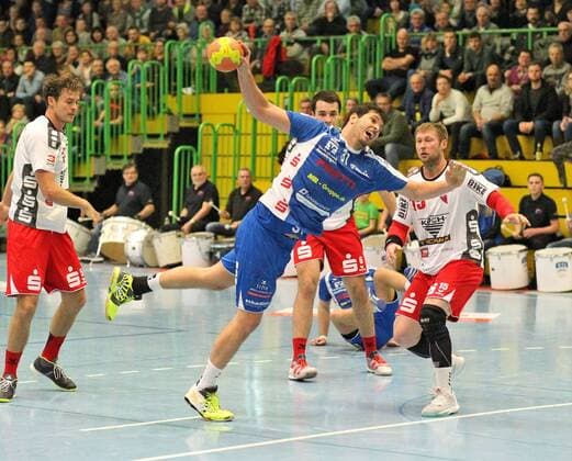 Handball 3. Liga VfL Pfullingen vs. TGS Pforzheim 2018-01-27 Pfullingen Copyright: xEibner-Pressefotox EP_Soba