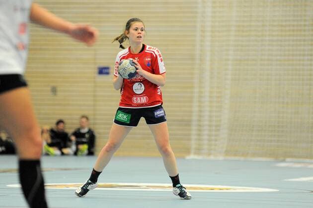 Marie-Christine Beddies (SG H2Ku Herrenberg Kuties 22) Handball,Frauen,2.Bundesliga,27.01.2018, Foto:TBaur Eibner Waiblingen Copyright: xEibner-Pressefotox EP_Toba