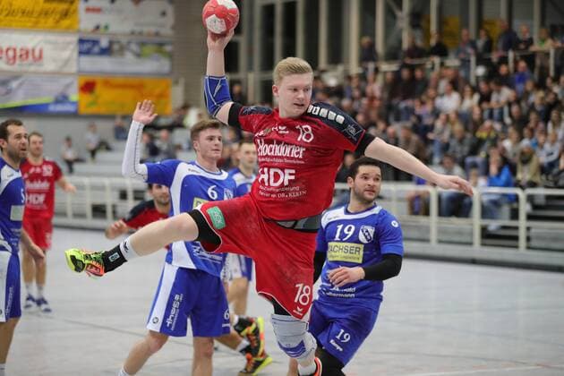 Herren BWOL TuS Steißlingen - SG H2Ku Herrenberg 26:27. Sascha Marquardt (SG) beim Wurf. Steißlingen Copyright: xPeterxPisax Eibner-Pressefotox EP_ppa