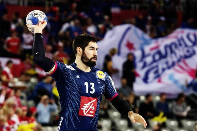 180128 Frankrikes Nikola Karabatic under bronsmatchen mellan Danmark och Frankrike under Handbolls-EM 2018 den 28 januari 2018 i Zagreb. Copyright: FREDRIKxVARFJELL BB180128FV006