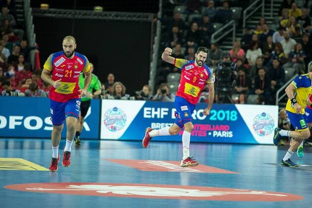 ENTRERRIOS Raul (Espagne - Spain) HANDBALL : EHF EUROCroatia - Finale - Suede vs espagne -28 01 2018 THEOPHILELaurent Panoramic 