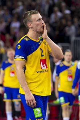 Philip Henningsson (Nr. 2, Schweden) nach der Niederlage im Finale. Spanien - Schweden, Finale, Handball, EHF Euro 2018, 28.01.18 Zagreb Zagreb Croatia Arena Zagreb Copyright: xAgentur54Gradx xFelixxKoenigx