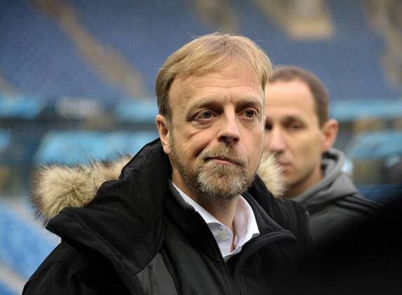 Russia. St. Petersburg. January 30, 2018. The director of the department of FIFA of competitions and actions Colin Smith, during visit of St. Petersburg stadium, within the first stage of final operational visit on preparation of stadiums of the FIFA World Cup WM Weltmeisterschaft Fussball of FIFA of 2018 in Russia.