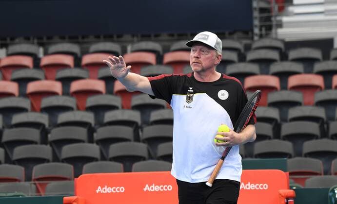 Bilder des Tages - SPORT Daviscup World Group Australia -Germany in Brisbane Head of Mens Tennis:Boris Becker