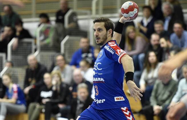 01.02.2018 - Handball - Saison 2017 2018 - Testspiel - Freundschaftsspiel : HC Erlangen HCE - ThSV Eisenach - - Michael Haaß Haass (13, HC Erlangen HCE )
