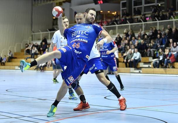01.02.2018 - Handball - Saison 2017 2018 - Testspiel - Freundschaftsspiel : HC Erlangen HCE - ThSV Eisenach - - Jonas Thümmler Thuemmler (46, HC Erlangen HCE )