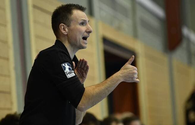 01.02.2018 - Handball - Saison 2017 2018 - Testspiel - Freundschaftsspiel : HC Erlangen HCE - ThSV Eisenach - - Arne Kühr ( Trainer Coach ThSV Eisenach )