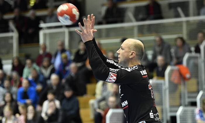 01.02.2018 - Handball - Saison 2017 2018 - Testspiel - Freundschaftsspiel : HC Erlangen HCE - ThSV Eisenach - - Gorazd Skof (12, HC Erlangen HCE )