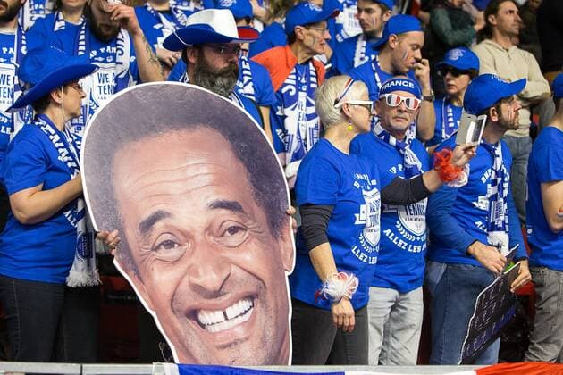 Themen der Woche - SPORT Bilder des Tages - SPORT Public France Portrait Noah TENNIS : France vs Pays Bas - Coupe Davis - 02 02 2018 TheophileLaurent Panoramic 