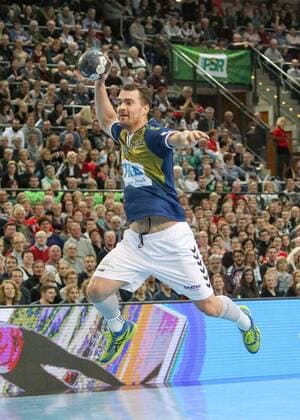DHB All Star Game Handball Leipzig, 02.02.2018, Arena Leipzig, Handball, DHB All Star Game 2018 , Im Bild: Casper Mortensen (All Stars) ,