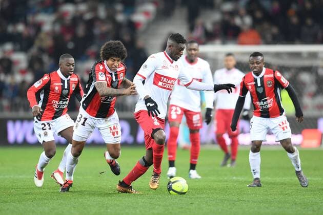 Fußball, OGC Nizza - FC Toulouse 31 DANTE (nice) - 09 Yaya SANOGO (tfc) FOOTBALL : Nice vs Toulouse - Ligue 1 Conforama - 03 02 2018 FEP Panoramic 