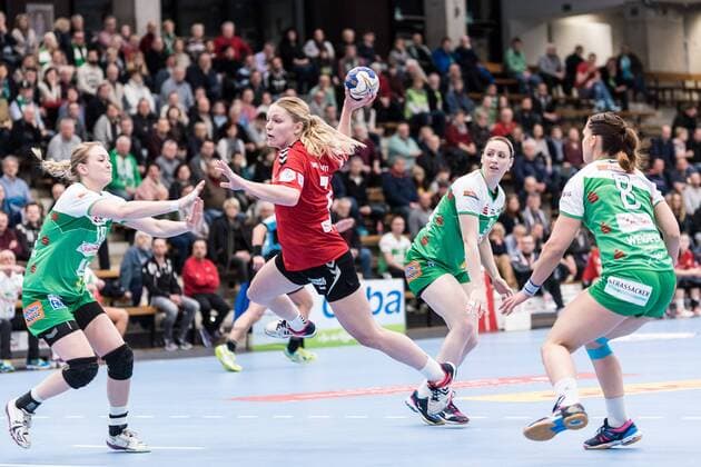 FTess van Buren (HSG Blomberg-Lippe 07),RISCH AUF Goeppingen gegen HSG Blomberg-Lippe, Handball, 1. Bundesliga, Frauen, 03.02.2018, Goeppingen Copyright: xEIBNER WolfgangxFrankx EP_WFK