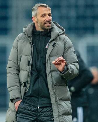 03.02.2018, Red Bull Arena, Salzburg, AUT, 1. FBL, FC Red Bull Salzburg vs FC Flyeralarm Admira, 21. Runde, im Bild Trainer Marco Rose (FC Red Bull Salzburg) during Austrian Football Bundesliga 21th round Match between FC Red Bull Salzburg and FC Flyeralarm Admira at the Red Bull Arena, Salzburg, Austria on 2018 02 03. Salzburg
