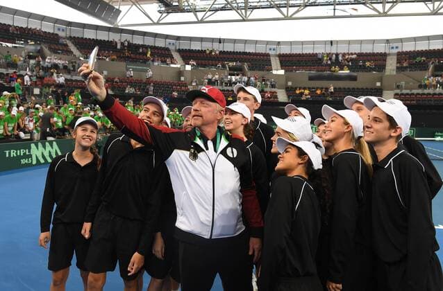 Themen der Woche - SPORT Bilder des Tages - SPORT Daviscup World Group Australia -Germany in Brisbane Boris Becker