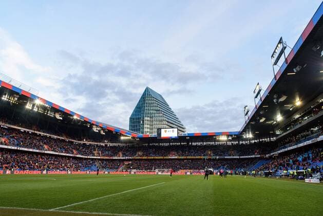 Fussball RSL - 17 18 - FC Basel 1893 - FC Lugano - 04-02-2018 Das Stadion in der Halbzeitpause, beim Raiffeisen Super League Fussballspiel zwischen dem FC Basel 1893 und dem FC Lugano, am Sonntag, den 04. Februar 2018 im St. Jakob-Park in Basel. (