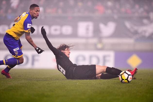 09 EDINSON CAVANI (psg) FOOTBALL : Sochaux vs Paris SG - Coupe de France - 06 02 2018 AnthonyBIBARD FEP Panoramic 