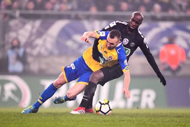 19 LASSANA DIARRA (psg) FOOTBALL : Sochaux vs Paris SG - Coupe de France - 06 02 2018 AnthonyBIBARD FEP Panoramic 