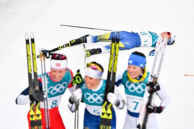 PyeongChang 2018 - Highlights der Olympischen Spiele Bilder des Tages - SPORT 180210 Anna Haag of Sweden looks dejected after the Women s Skiathlon during day one of the 2018 Winter Olympics on February 10, 2018 in Pyeongchang. Photo: Petter Arvidson BILDBYRN kod PA 87613 *** 180210 Anna Haag of Sweden looks dejected after the Women s 4 X 5 km relay during day one of the 2018 Winter Olympics on February 10 2018 in Pyeongchang Photo Petter Arvidson BILDBYR N code PA 87613  Copyright: PETTERxARVIDSON BB180210PA048